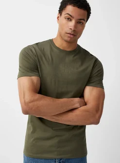 100% organic cotton crew-neck T-shirt
