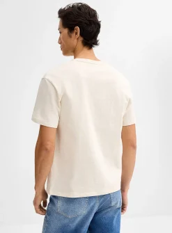 100% organic cotton Henley T-shirt