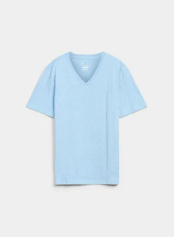 100% organic cotton V-neck T-shirt