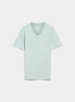 100% organic cotton V-neck T-shirt