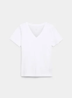 100% organic cotton V-neck T-shirt