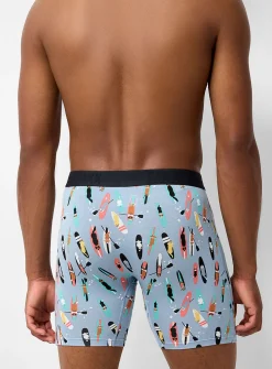 6" paddleboarding dog boxer brief