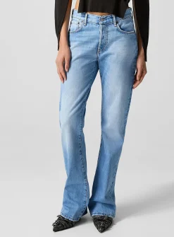 2009 pale blue straight-leg jean
