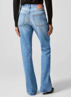 2009 pale blue straight-leg jean