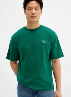 1840 print T-shirt