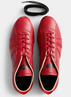 545 red sneakers