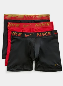 6" red-accent boxer briefs