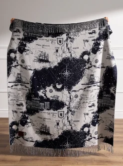 100% responsible 1840 wool throw