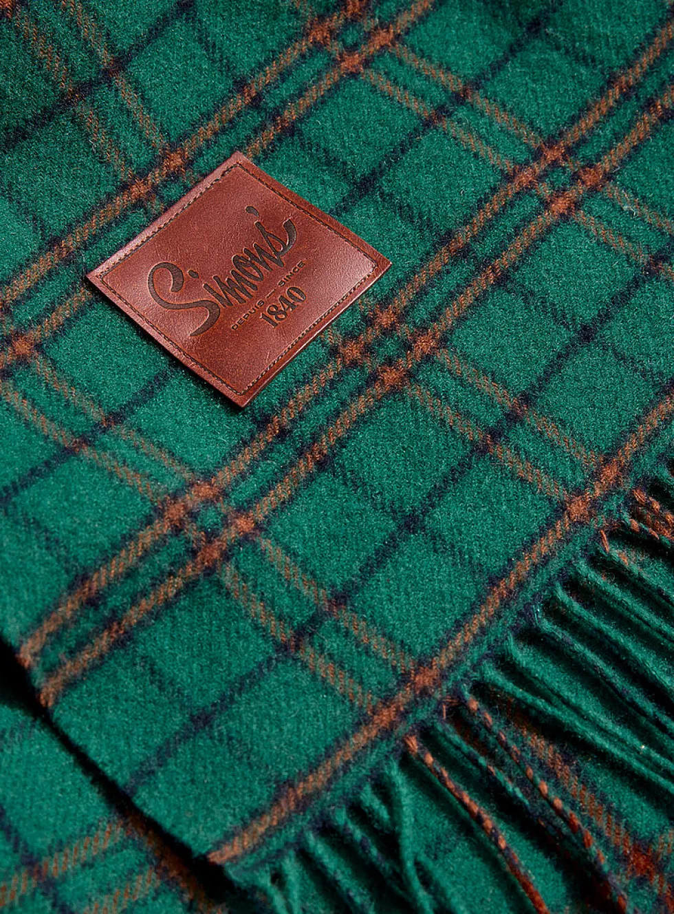 100% responsible 1840 wool throw