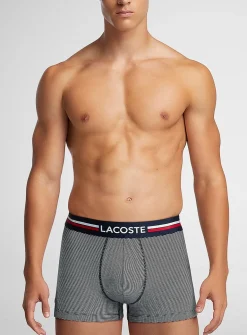 3" retro striped-waist trunk