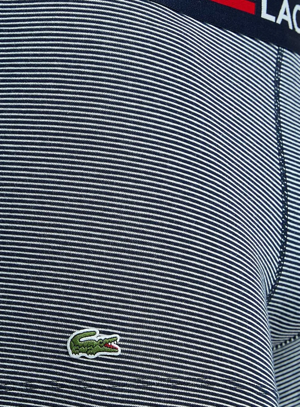 3" retro striped-waist trunk