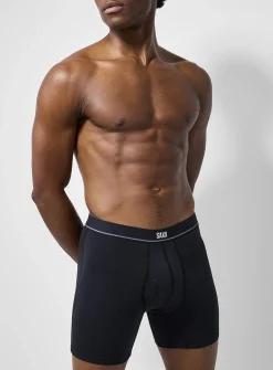 6" single-stripe boxer briefs