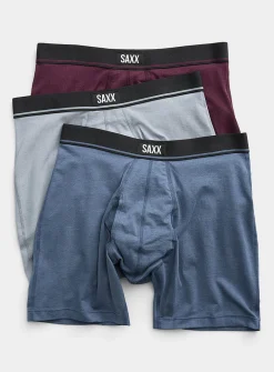 6" single-stripe boxer briefs