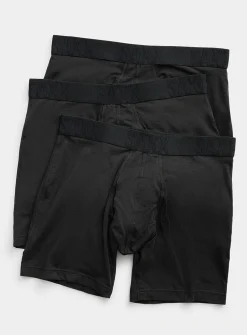 6" solid boxer briefs