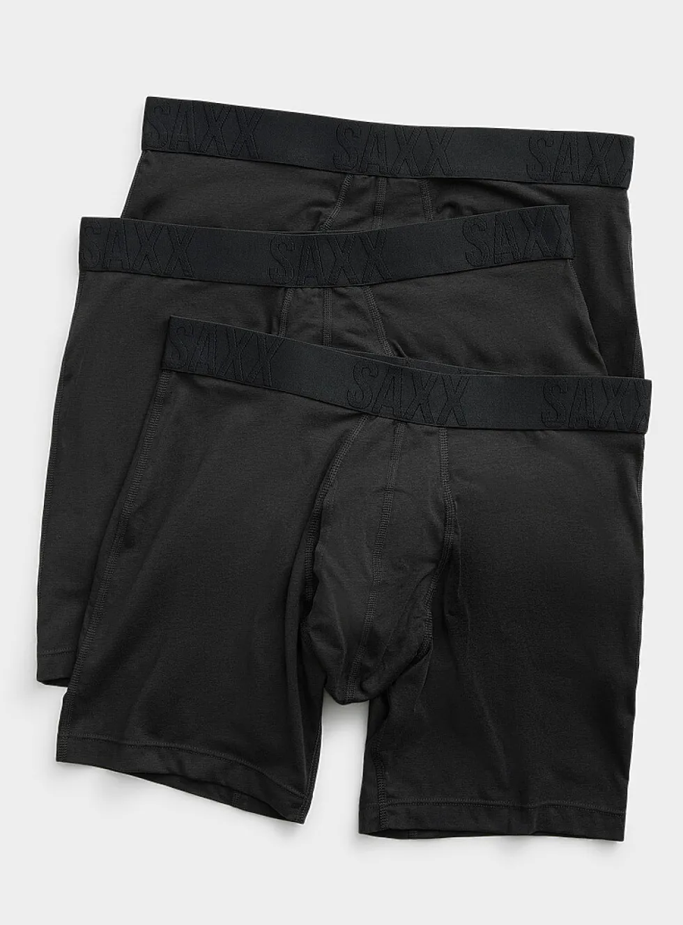 6" solid boxer briefs