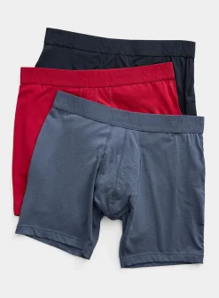 6" solid boxer briefs