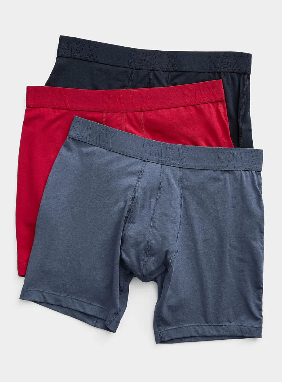 6" solid boxer briefs