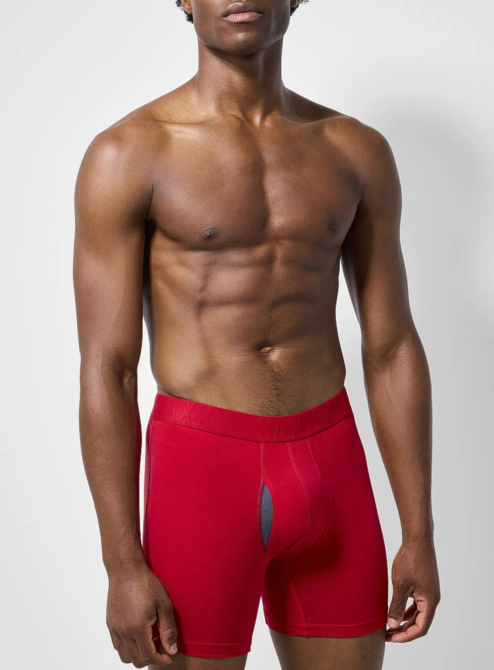 6" solid boxer briefs