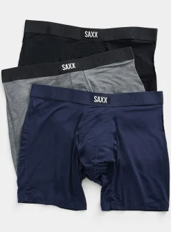 6" solid boxer briefs