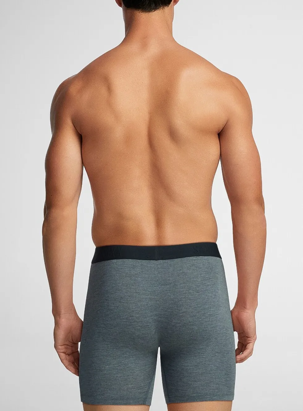 6" solid boxer briefs