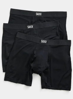6" solid boxer briefs