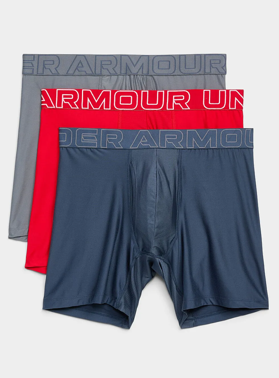 6" solid microfibre boxer brief
