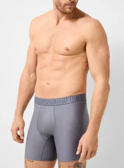 6" solid microfibre boxer brief