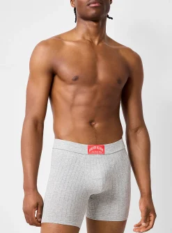 6" stretch ribbed boxer brief