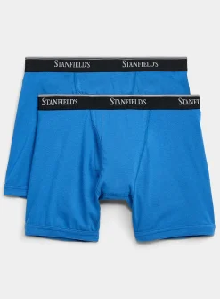 6" ultra-comfortable solid boxer briefs