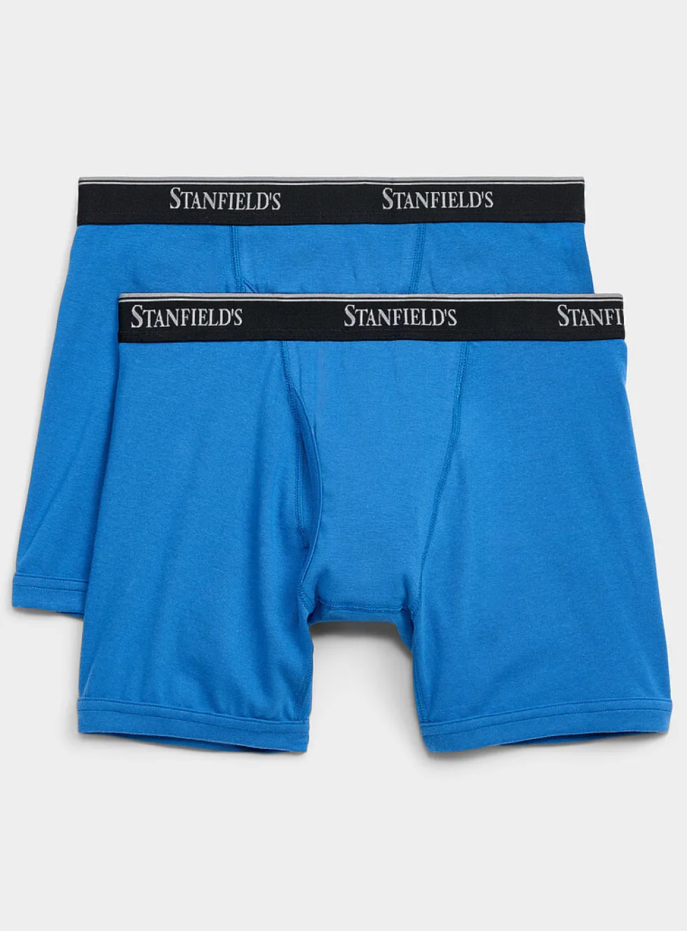 6" ultra-comfortable solid boxer briefs