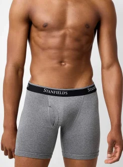 6" ultra-comfortable solid boxer briefs