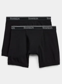 6" ultra-comfortable solid boxer briefs