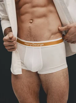 1" white ultra-comfortable trunks