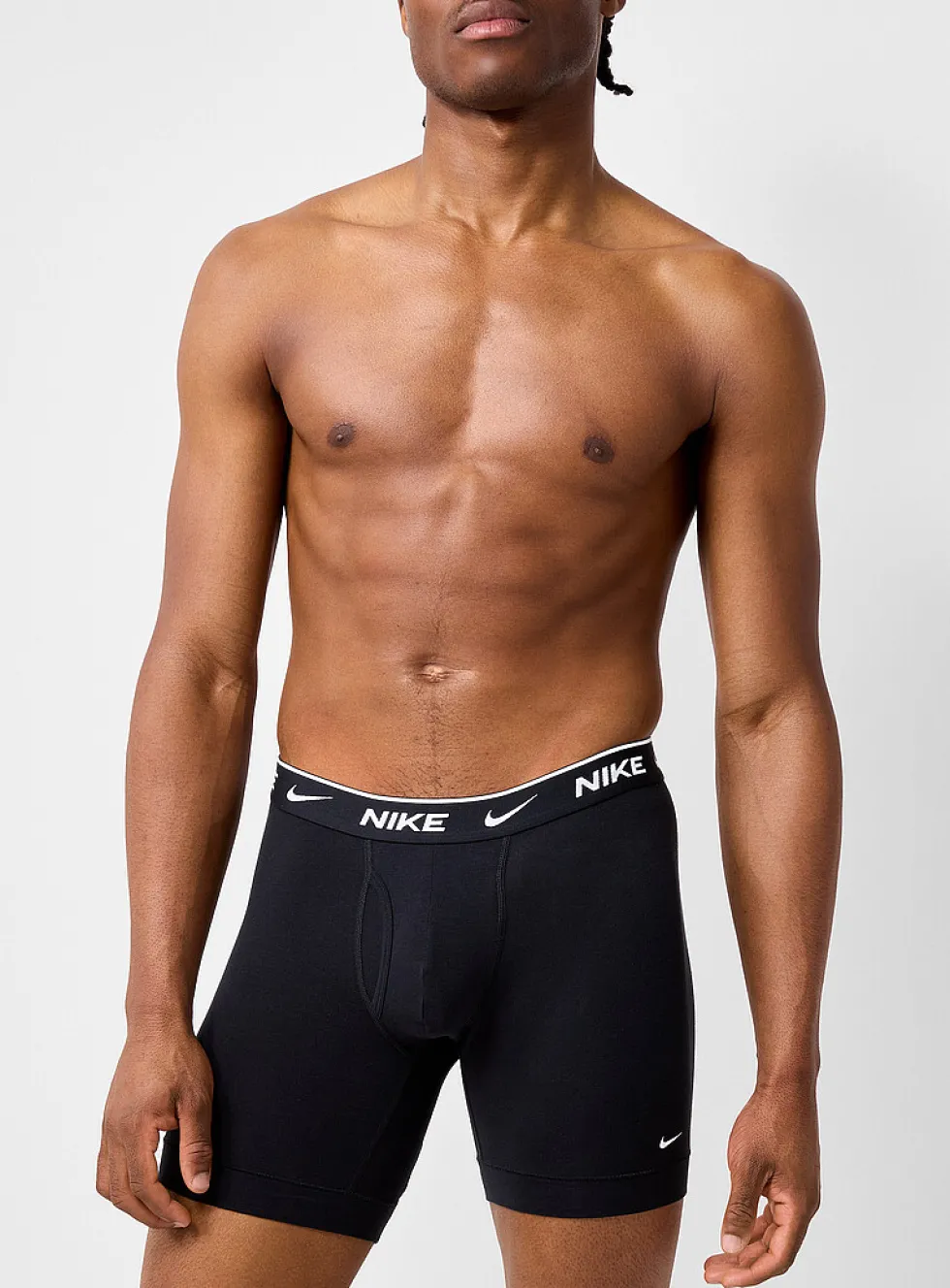 6" white-logo boxer briefs