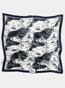 A Grand Voyage pure silk scarf
