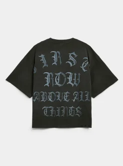 Above All Things distressed graphic T-shirt