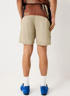 Abstract earth soccer short
