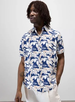 Abstract foliage shirt