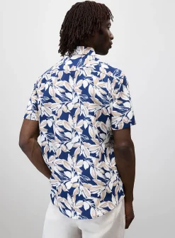 Abstract foliage shirt