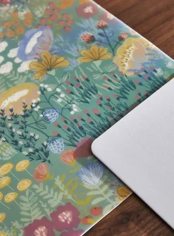 Abstract garden vinyl placemats