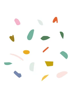Abstract painting wall stickers
