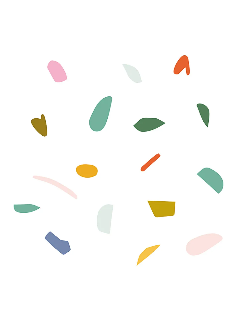 Abstract painting wall stickers