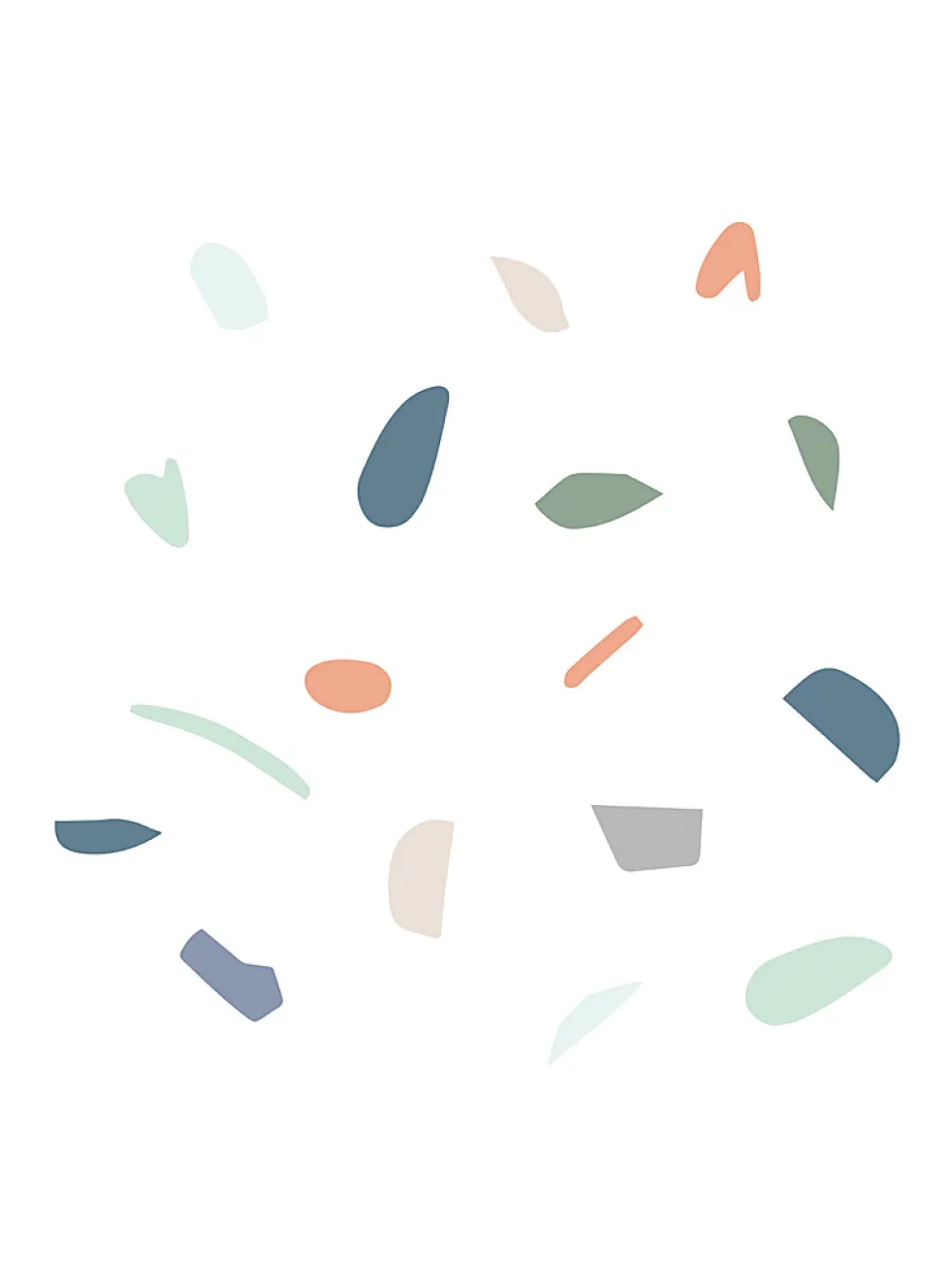 Abstract painting wall stickers