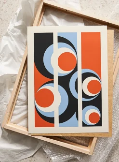 Abstract rhythm art print