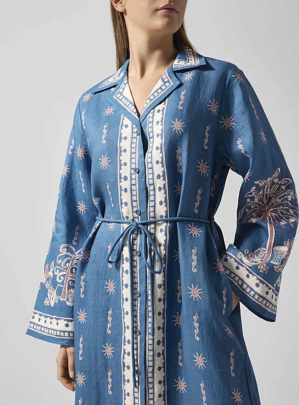 Acacia pure linen shirtdress