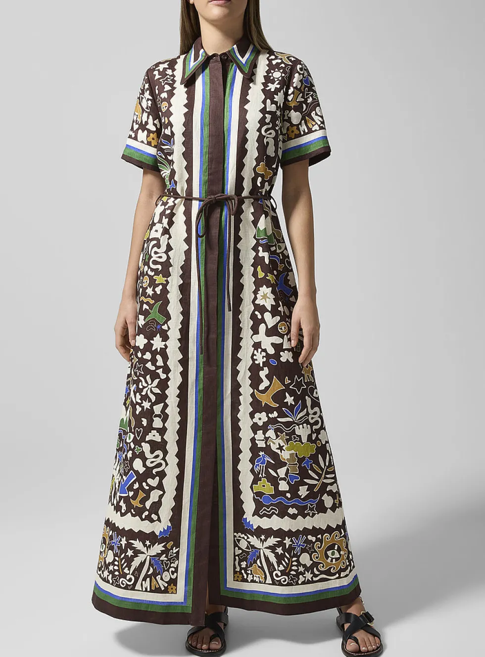 Acacia pure linen shirtdress
