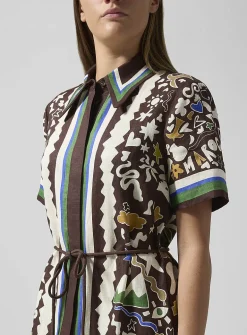 Acacia pure linen shirtdress