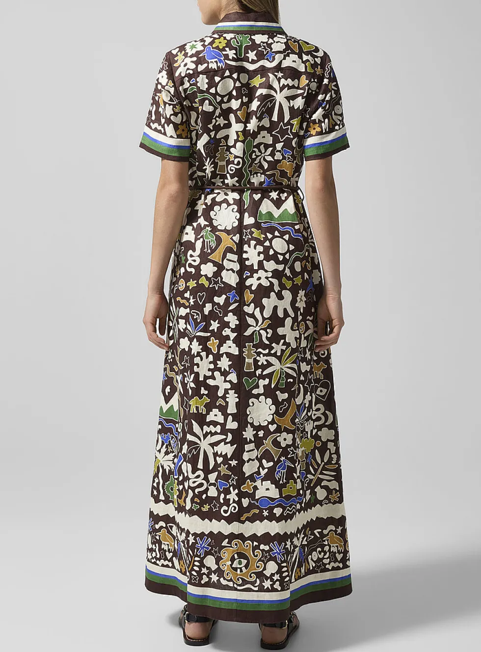 Acacia pure linen shirtdress