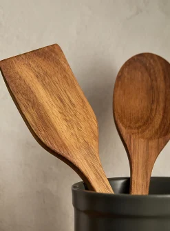 Acacia wood serving utensils