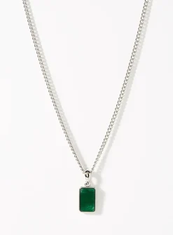 Accent plate necklace